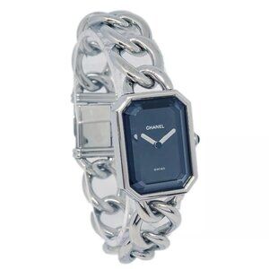 Chanel Premiere Quartz Watch Silver SS #L